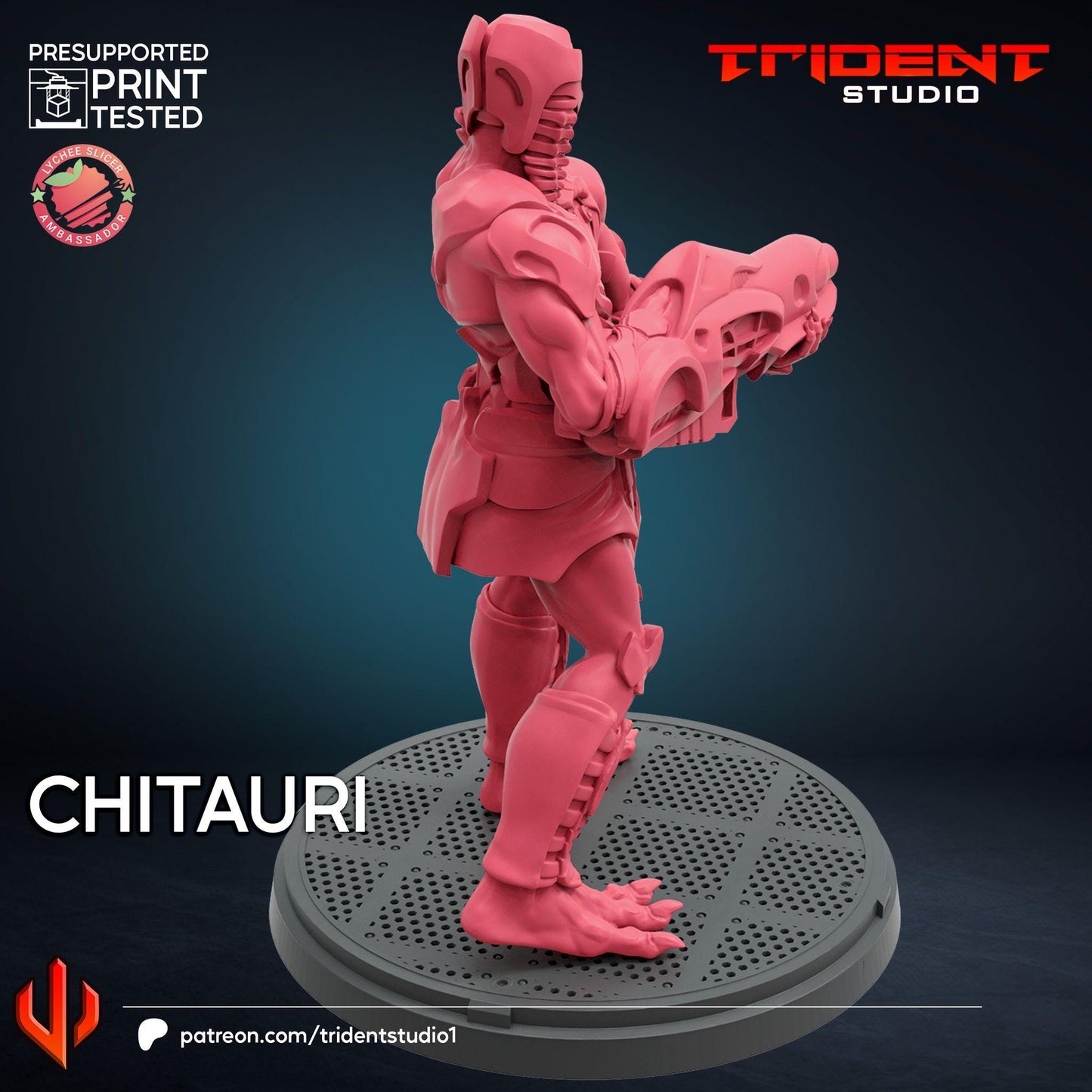 Chitauri 1 (Fan art sculpted by Trident Studio) (Crisis Protocol Proxy/Alternative)