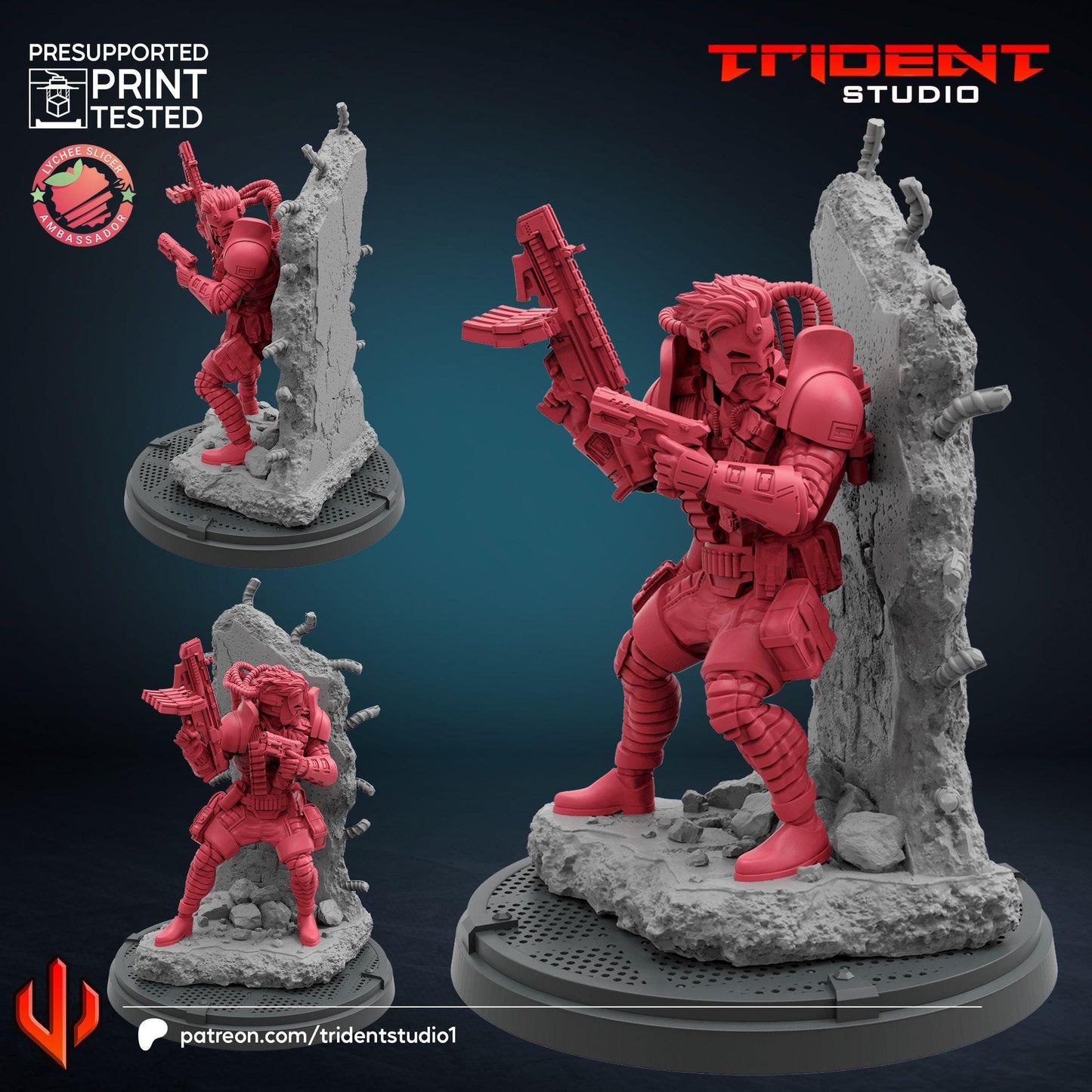 Maverick (Fan art sculpted by Trident Studio) (Crisis Protocol Proxy/Alternative)