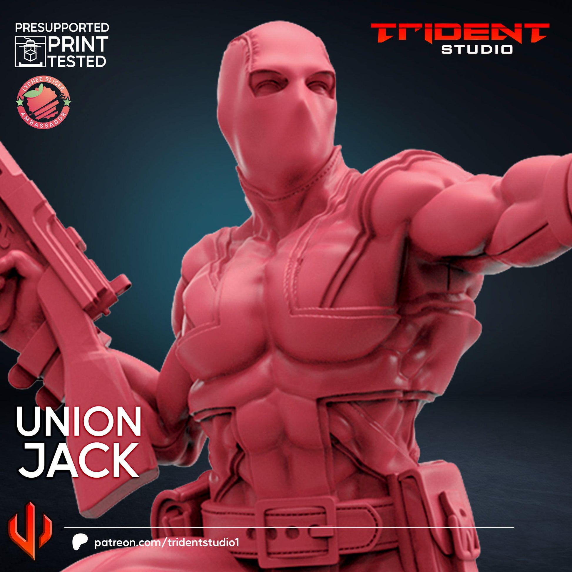 Union Jack (Fan art sculpted by Trident Studio) (Crisis Protocol Proxy/Alternative)