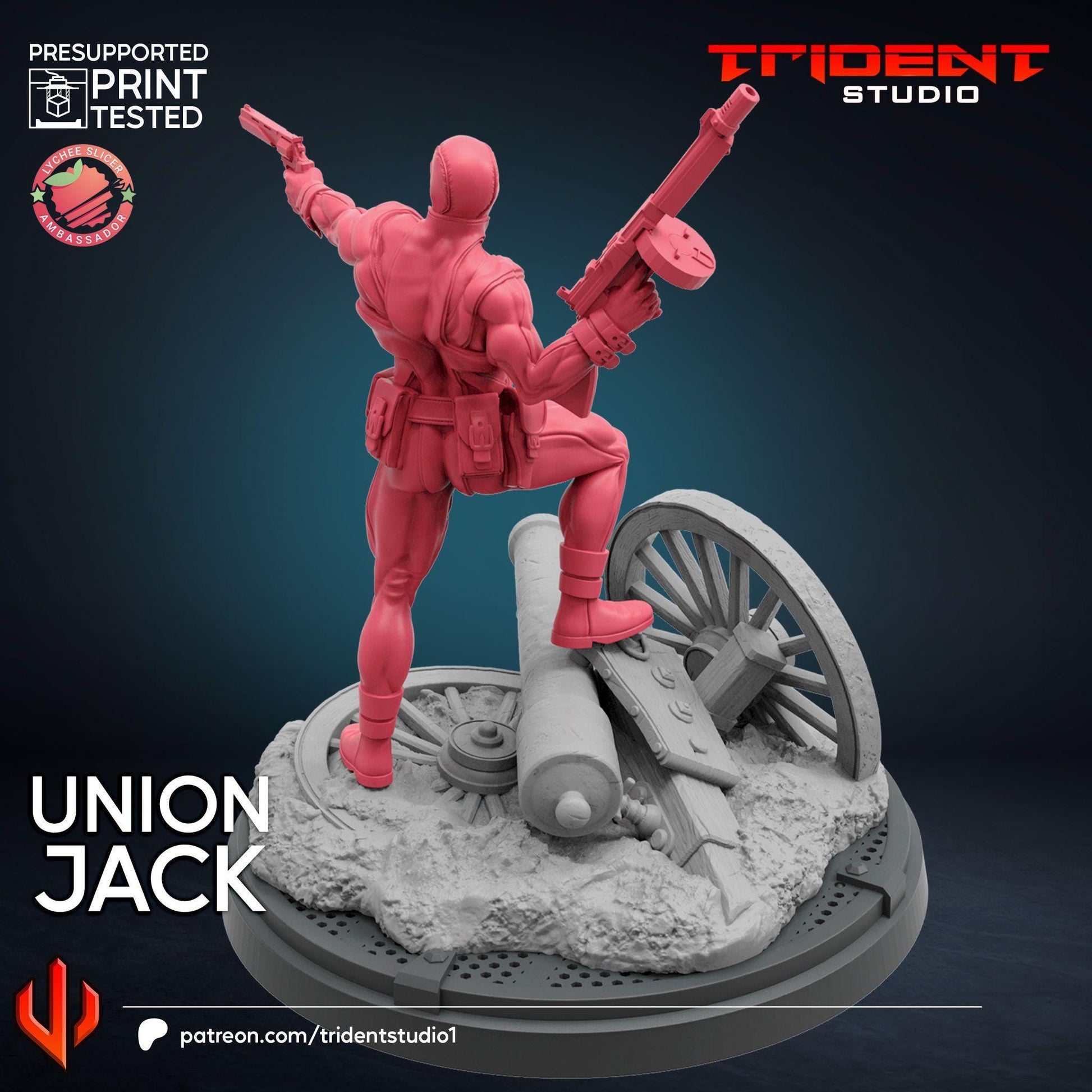 Union Jack (Fan art sculpted by Trident Studio) (Crisis Protocol Proxy/Alternative)