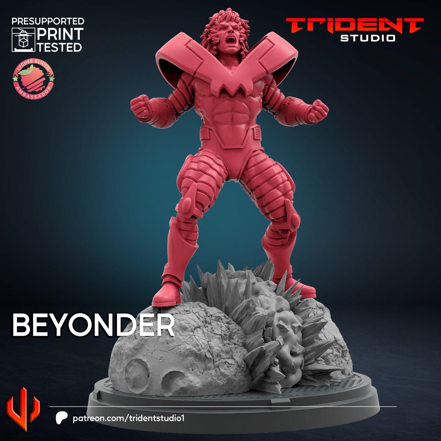 Beyonder (Fan art sculpted by Trident Studio) (Crisis Protocol Proxy/Alternative)