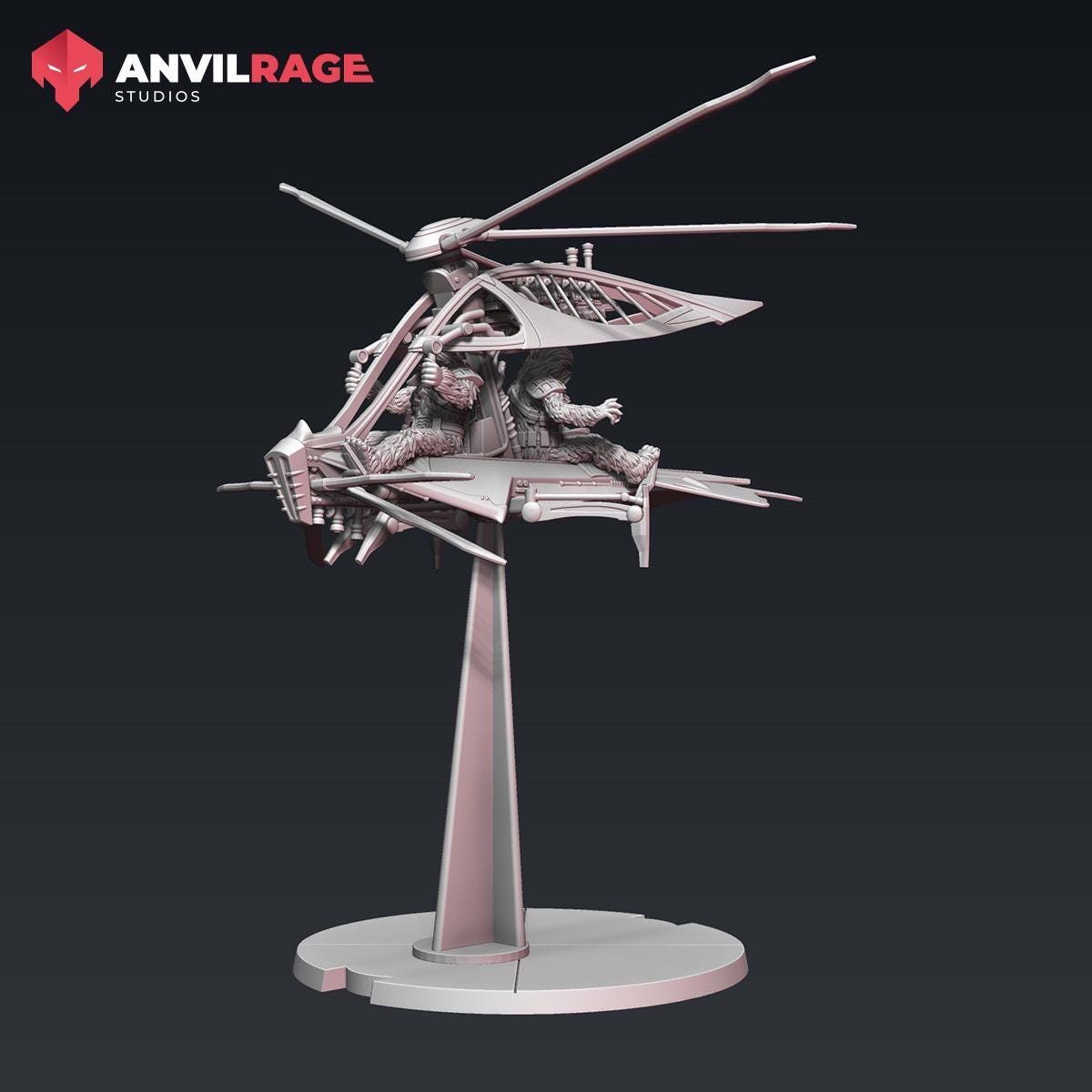 Skytree Chopper (Sculpted by Anvilrage Studios)