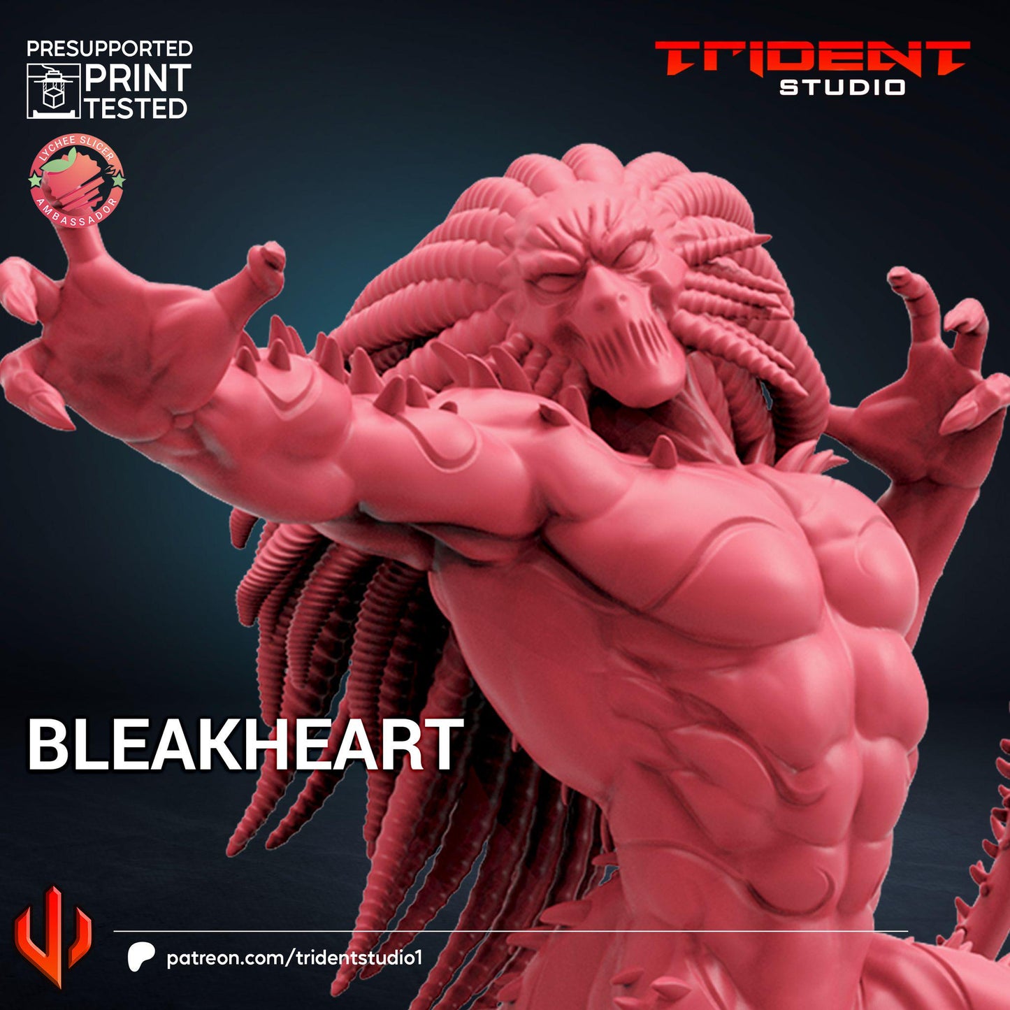 Bleakheart (Fan art sculpted by Trident Studio) (Crisis Protocol Proxy/Alternative)