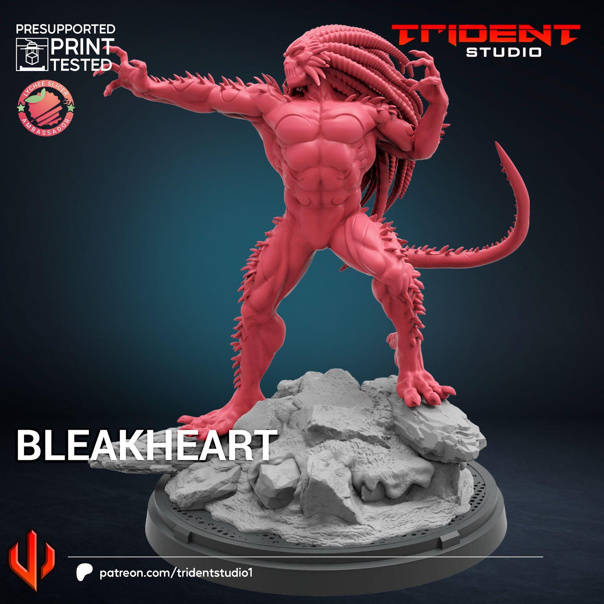 Bleakheart (Fan art sculpted by Trident Studio) (Crisis Protocol Proxy/Alternative)