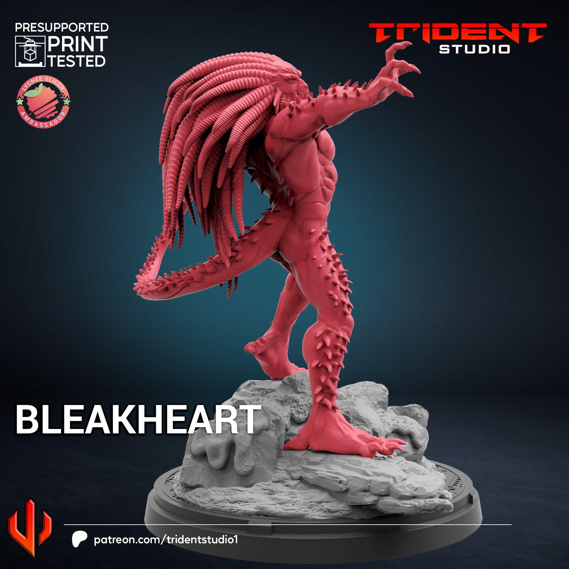 Bleakheart (Fan art sculpted by Trident Studio) (Crisis Protocol Proxy/Alternative)