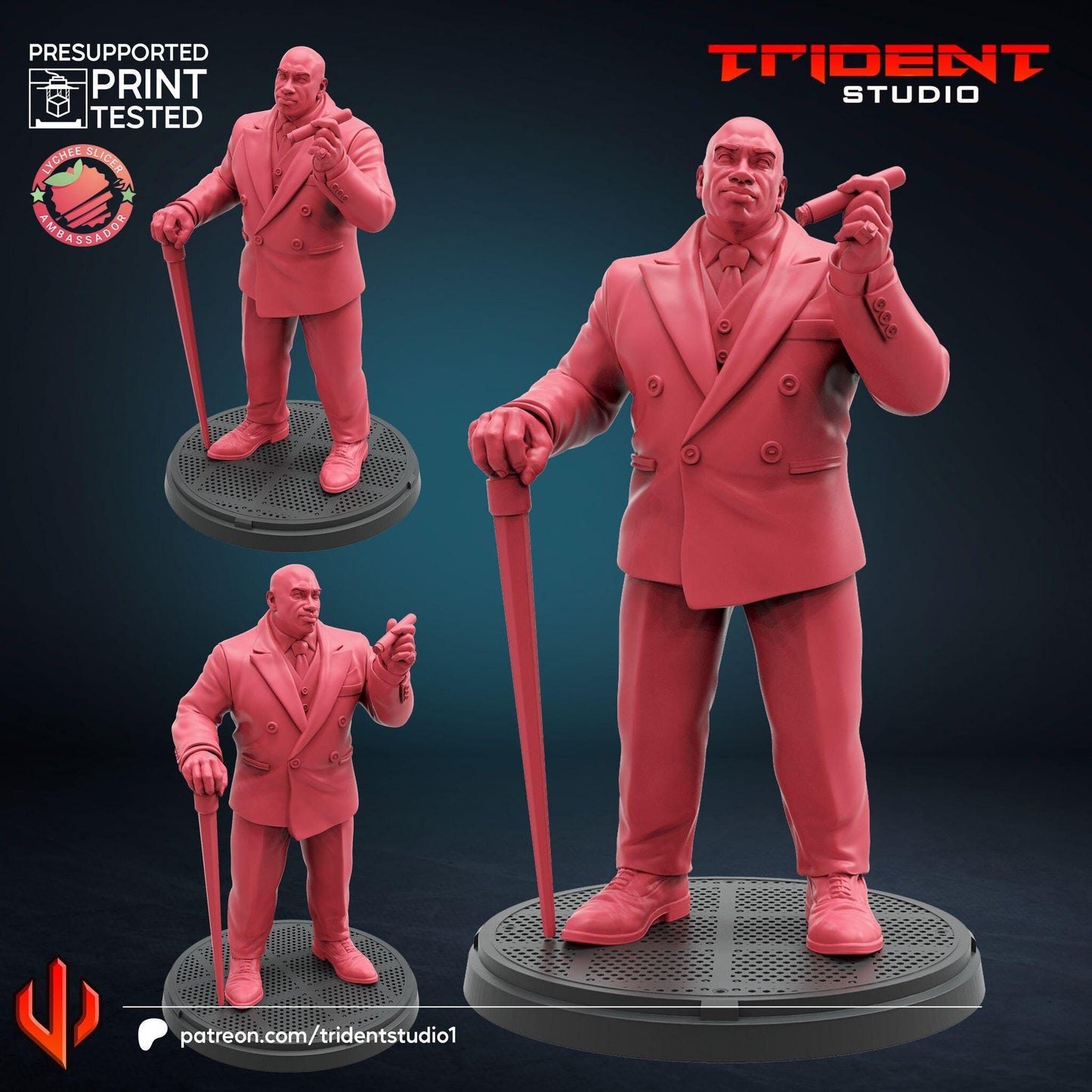 Kingpin (Fan art sculpted by Trident Studio) (Crisis Protocol Proxy/Alternative)