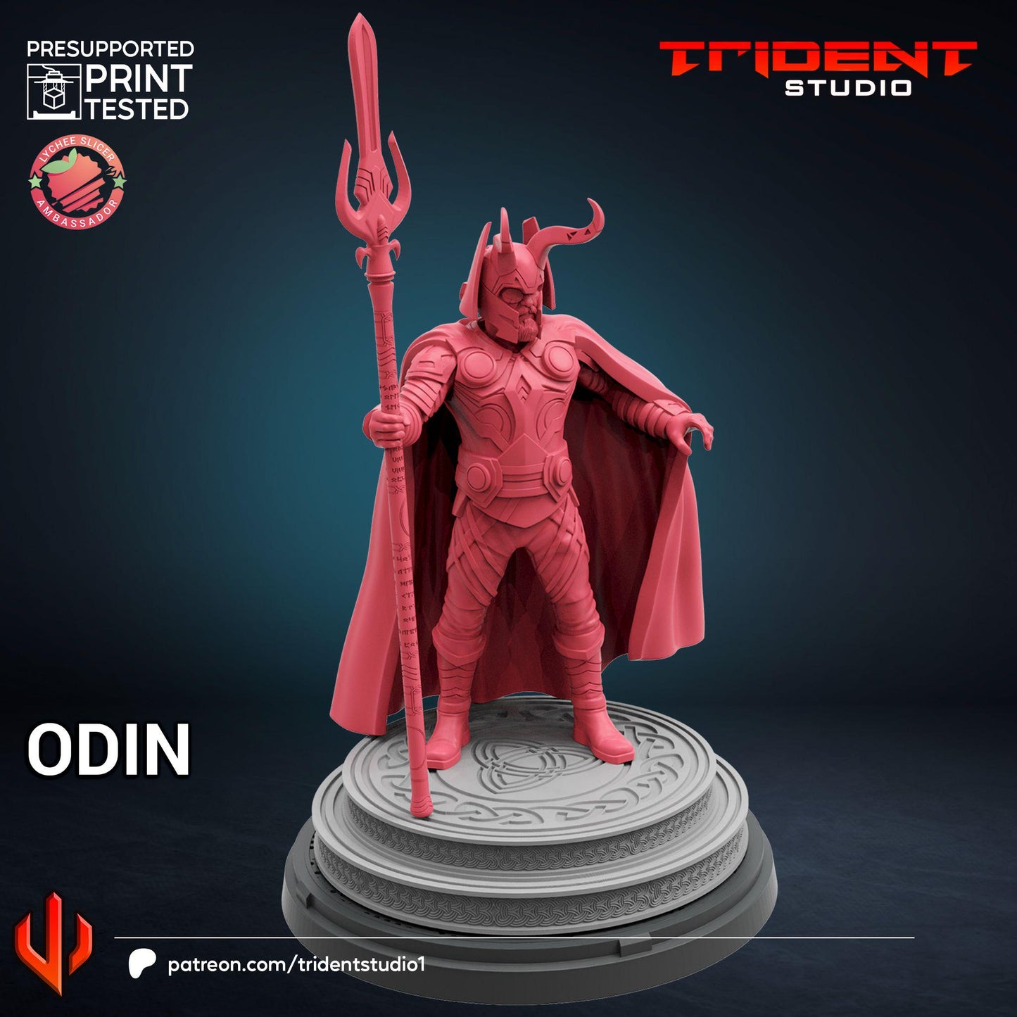 Odin (Fan art sculpted by Trident Studio) (Crisis Protocol Proxy/Alternative)