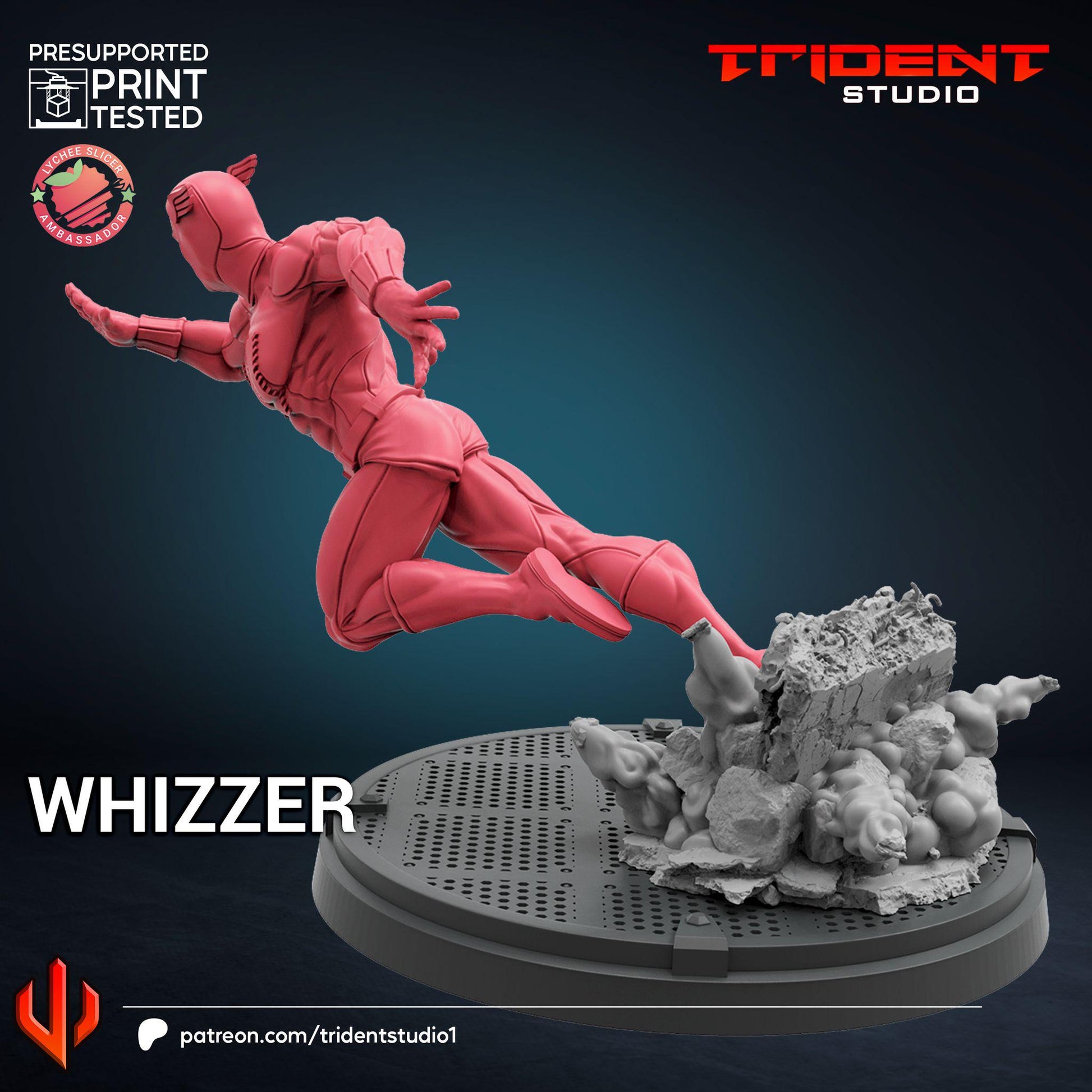 Whizzer (Fan art sculpted by Trident Studio) (Crisis Protocol Proxy/Alternative)