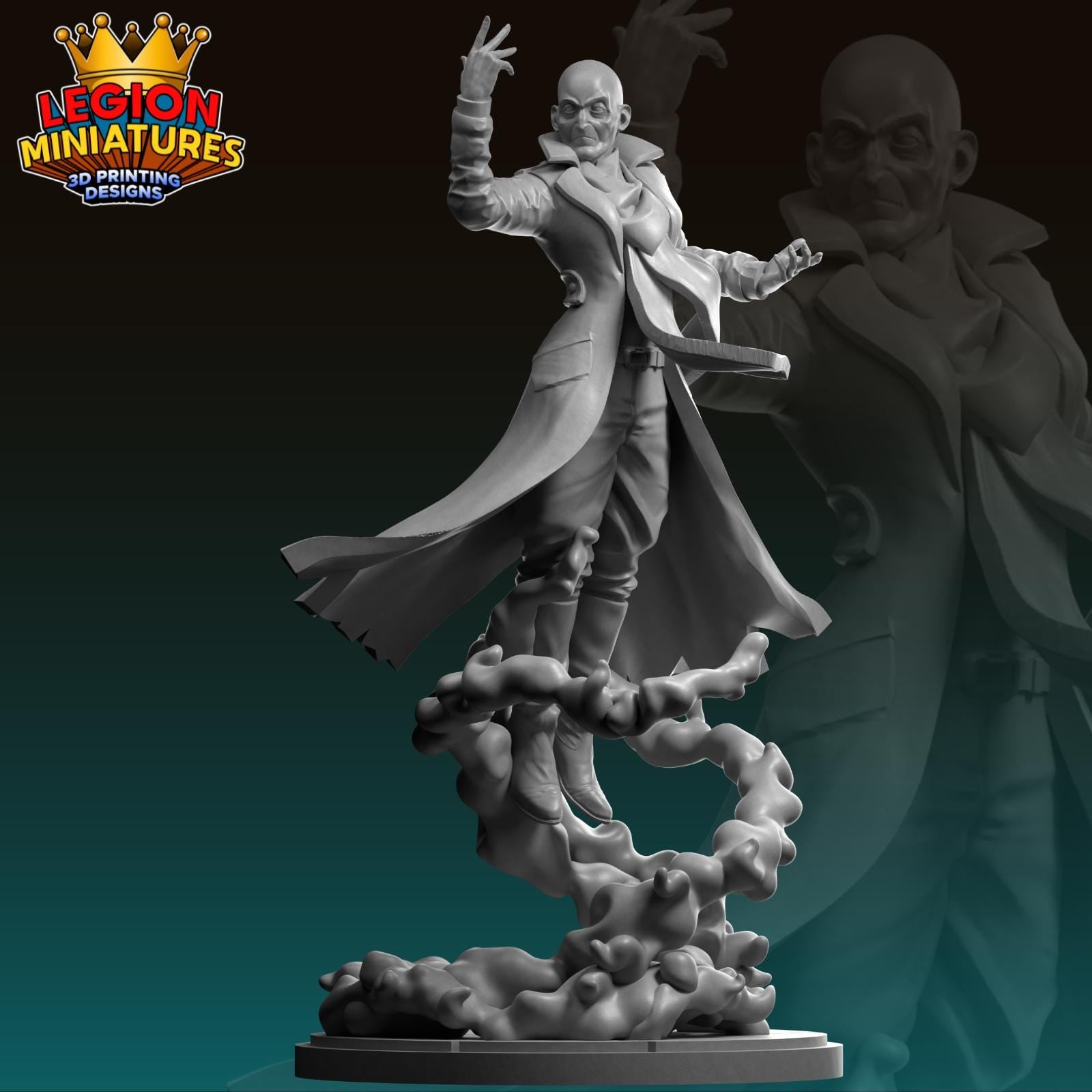 Cassandra Nova Fan-Art 40mm Miniature (Sculpted by Legion Miniatures) (Crisis Protocol Proxy/Alternative)