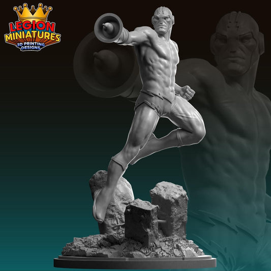 Klaw Fan-Art 40mm Miniature (Sculpted by Legion Miniatures) (Crisis Protocol Proxy/Alternative)