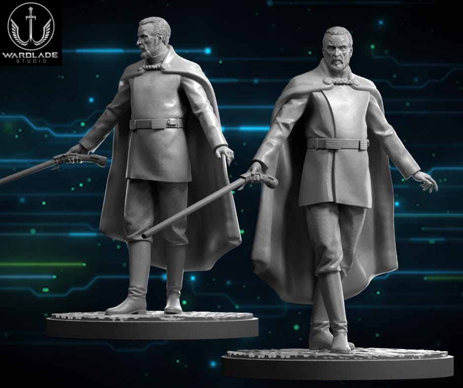 Dooku - Fan Art (sculpted by Warblade Studios)