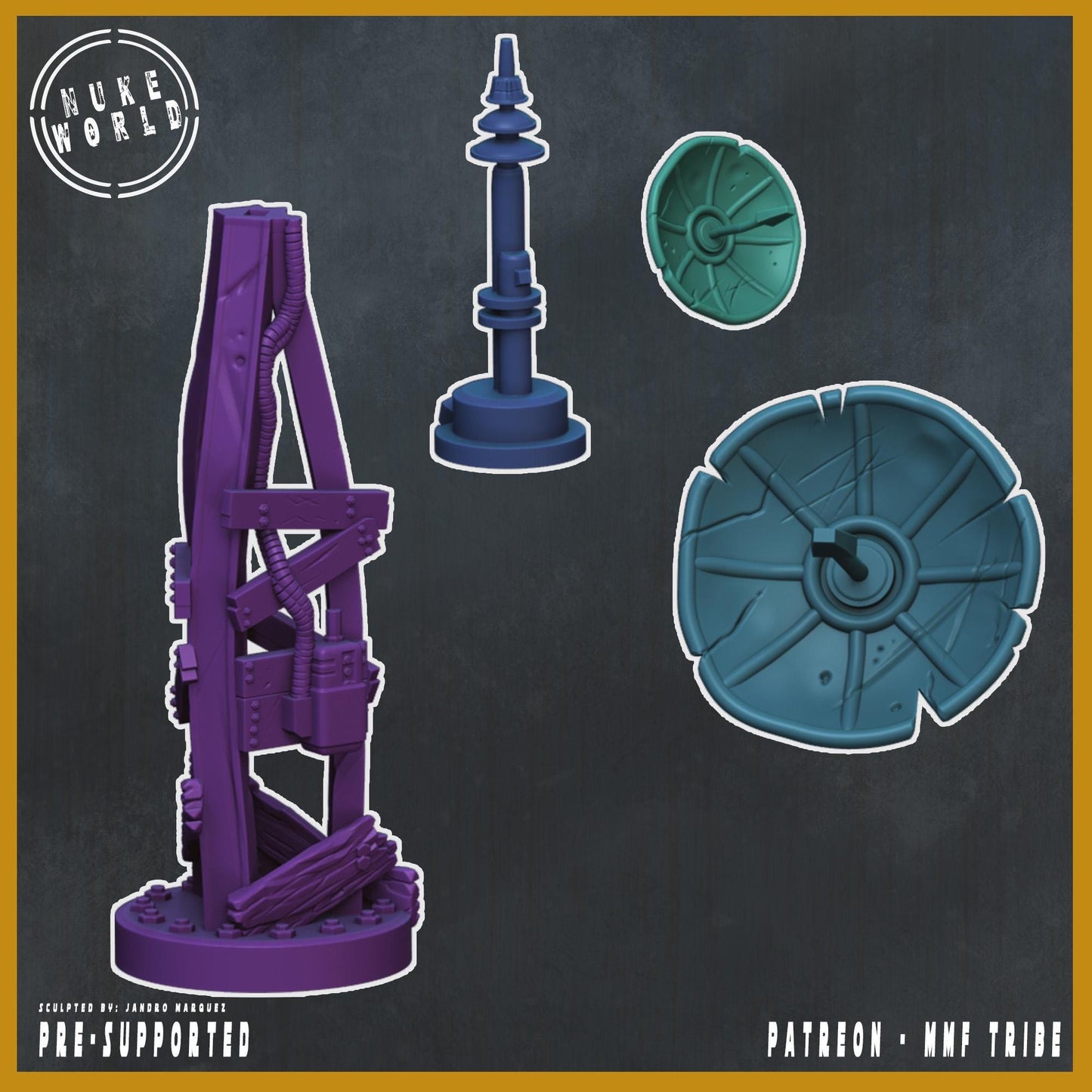 Antenna - Nukeworld (Sculpted by Jandro Miniatures)