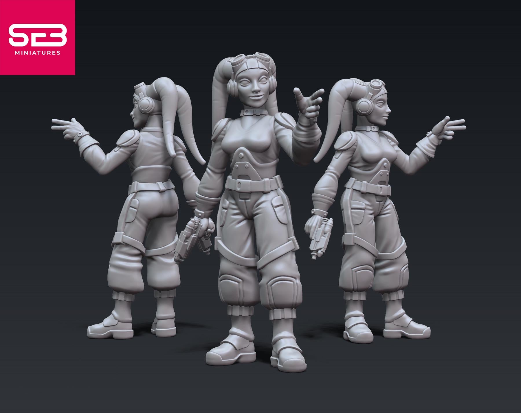 Rebellious Pilot 1 (Sculpted by Anvilrage Studios)