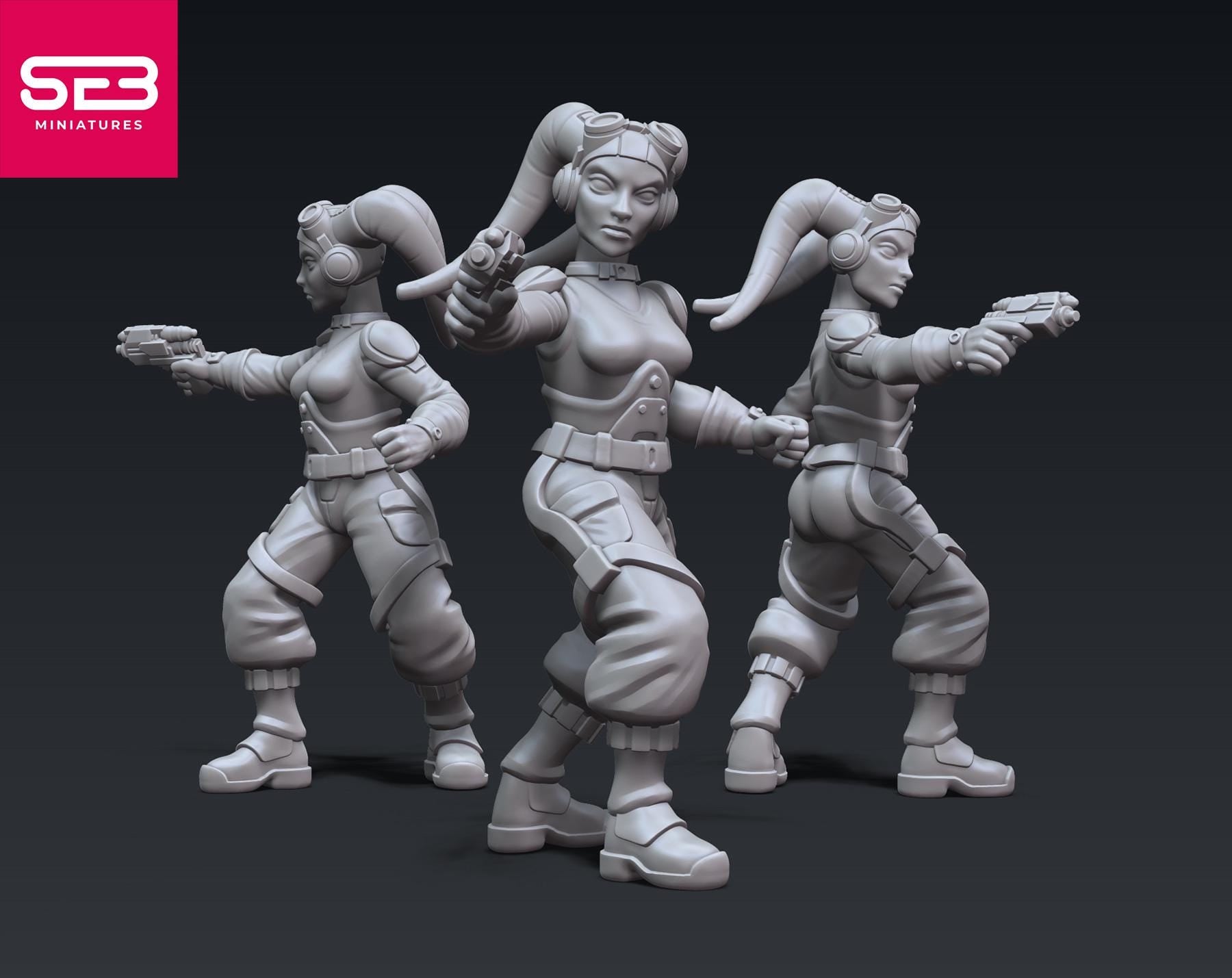 Rebellious Pilot 2 (Sculpted by Anvilrage Studios)