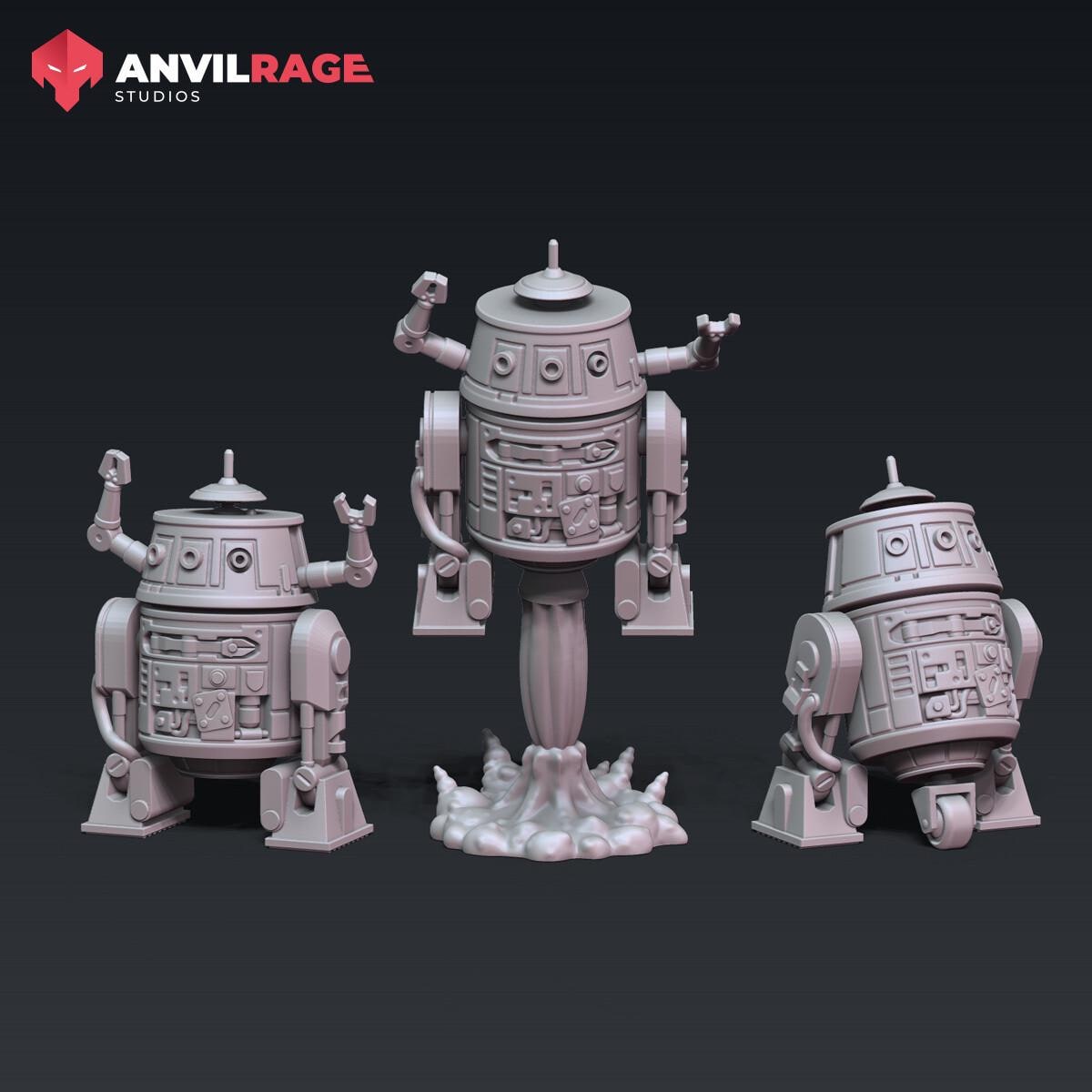 Dangerous Droid 1 (Sculpted by Anvilrage Studios)