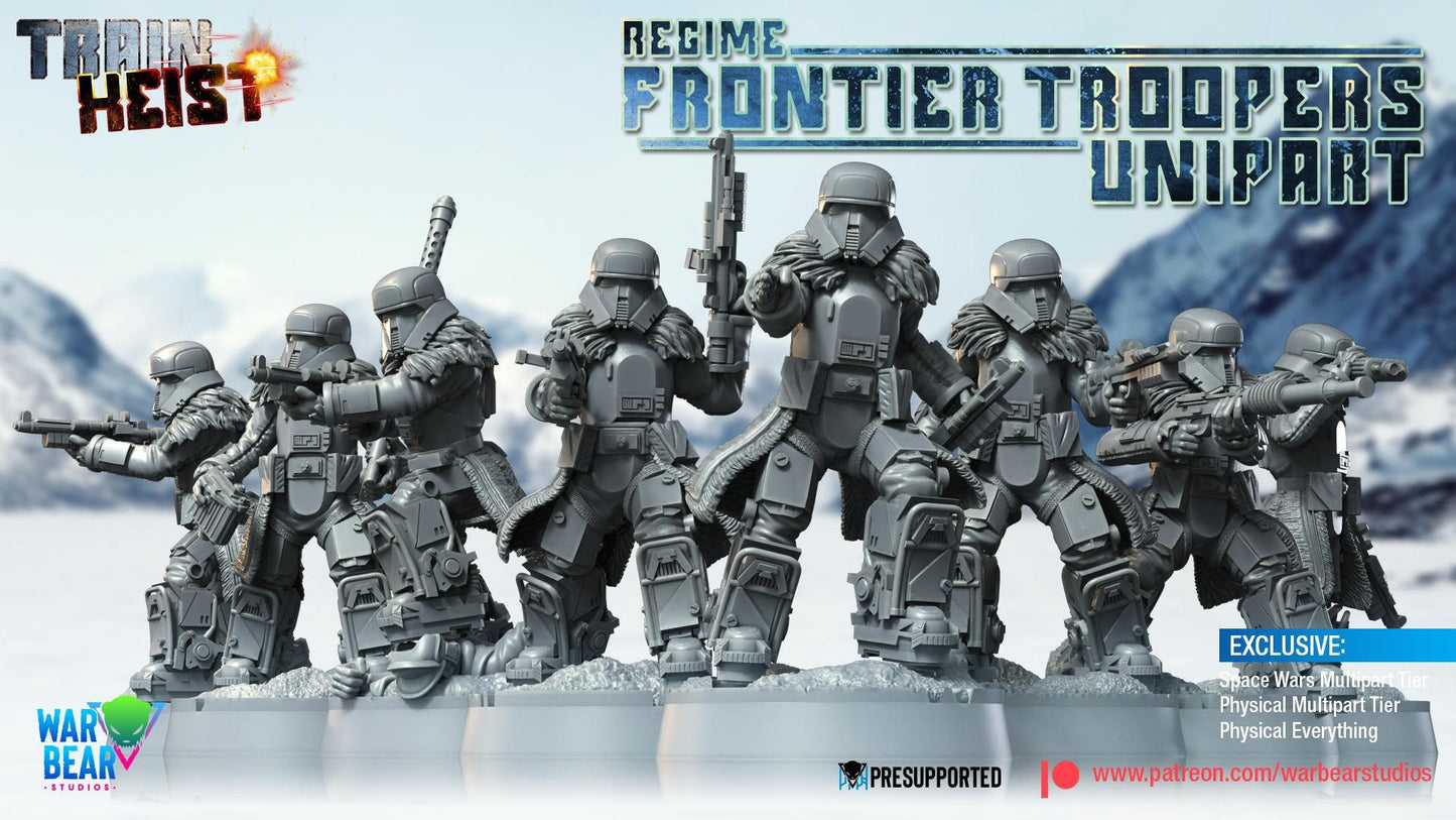 Regime Frontier Troopers - set of 8 (Sculpted by War Bear Studios)