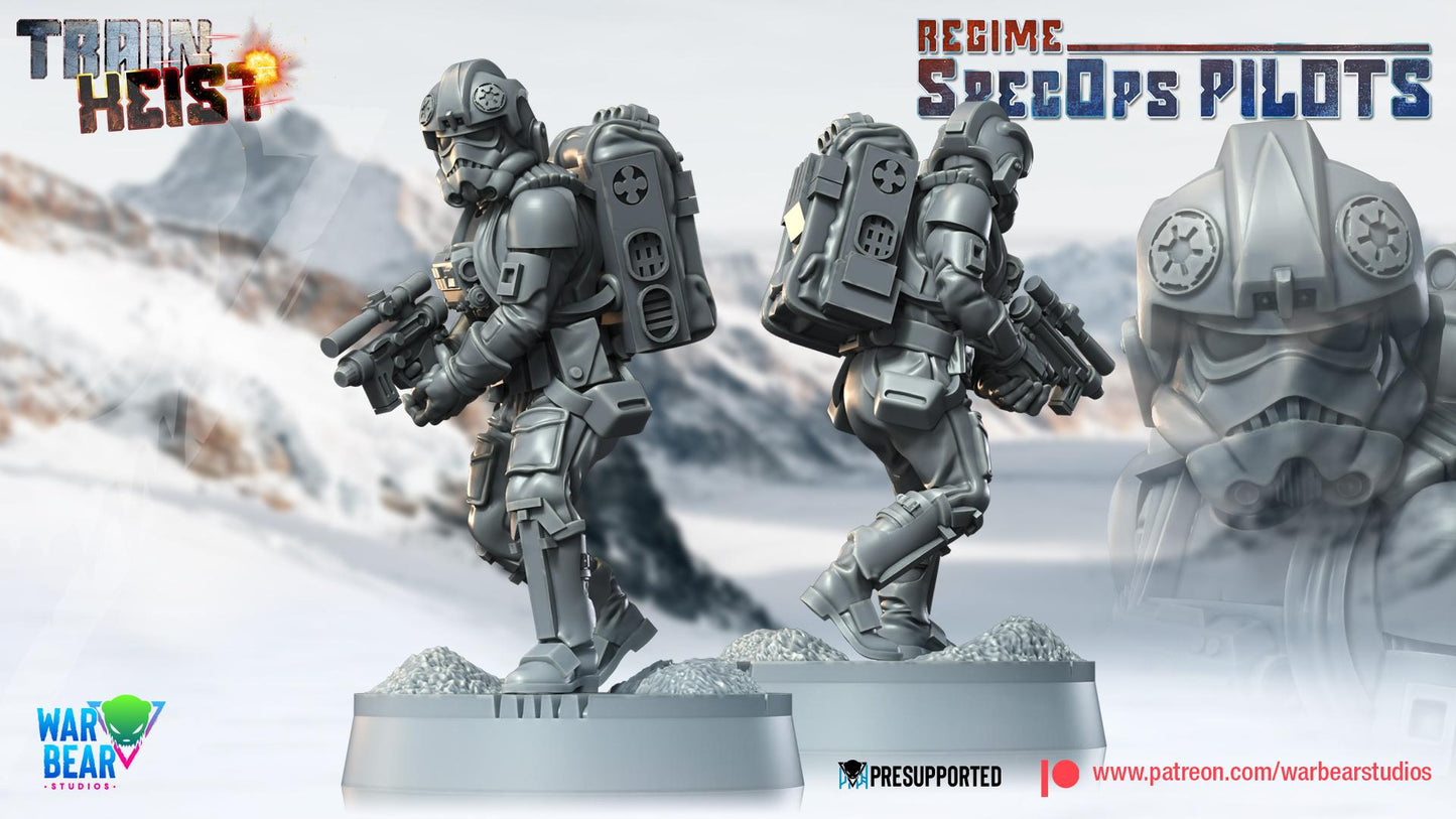 Regime Spec Ops Pilots - set of 8 (Sculpted by War Bear Studios)