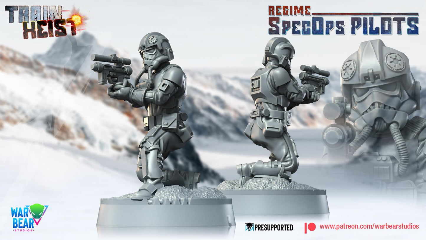Regime Spec Ops Pilots - set of 8 (Sculpted by War Bear Studios)