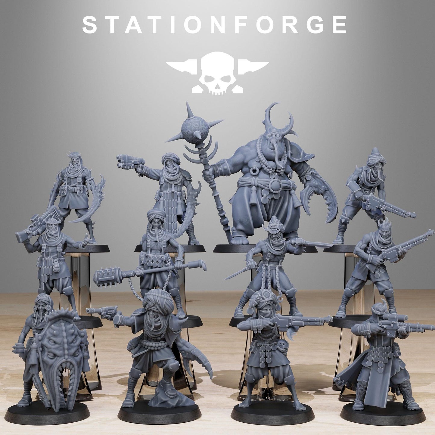 Corrupted Guard Lechers - set of 12 (with Mutant option) (sculpted by Stationforge)