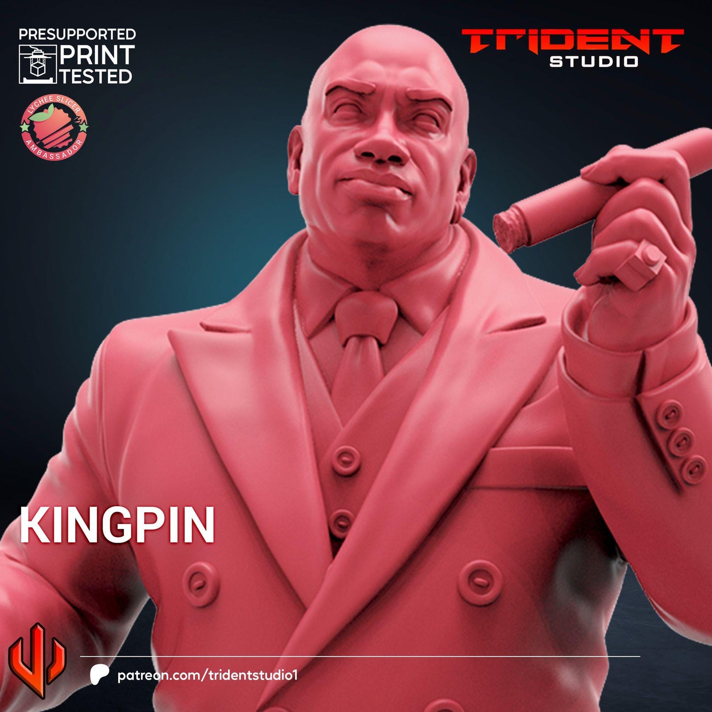 Kingpin (Fan art sculpted by Trident Studio) (Crisis Protocol Proxy/Alternative)