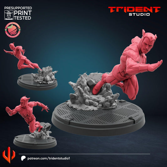 Whizzer (Fan art sculpted by Trident Studio) (Crisis Protocol Proxy/Alternative)