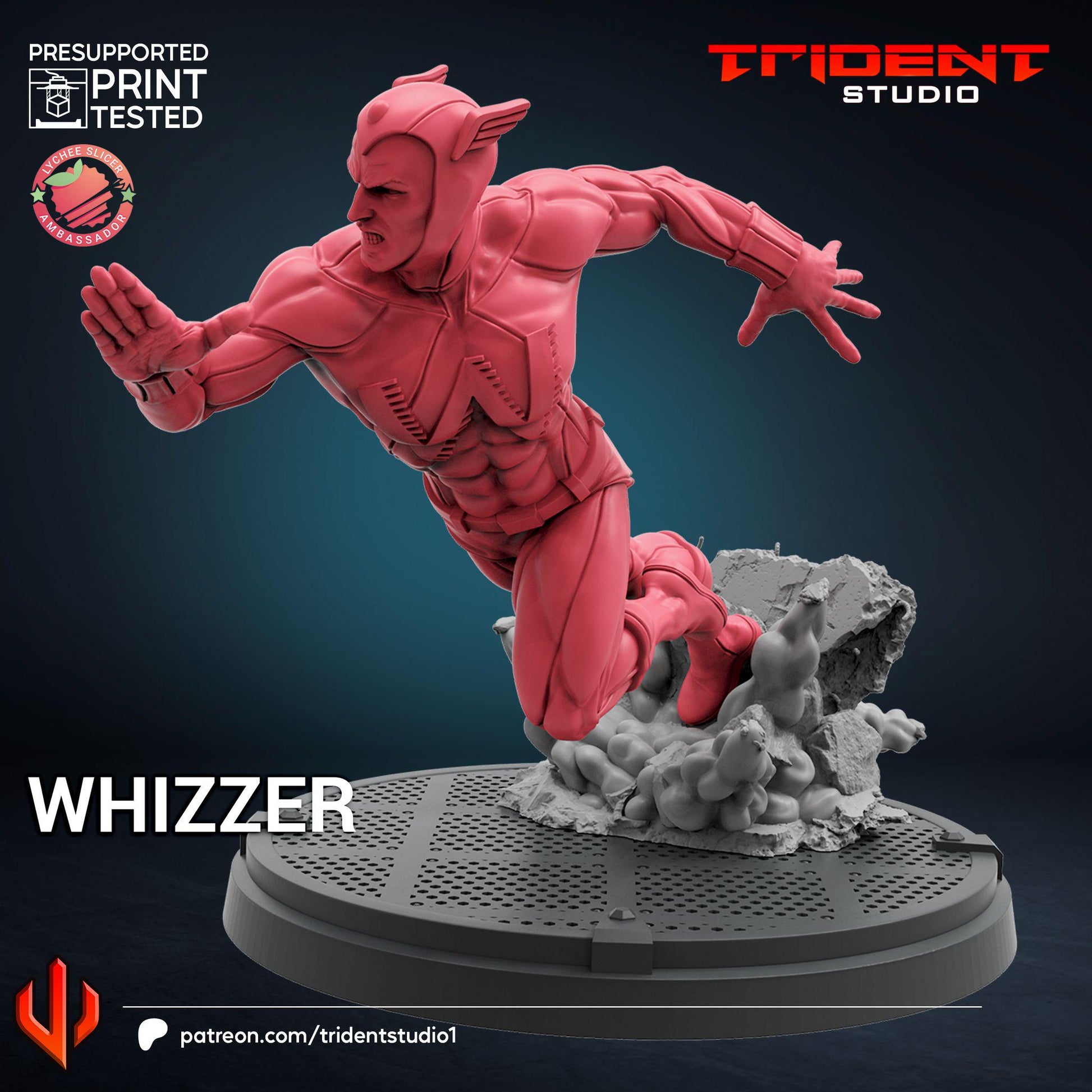 Whizzer (Fan art sculpted by Trident Studio) (Crisis Protocol Proxy/Alternative)