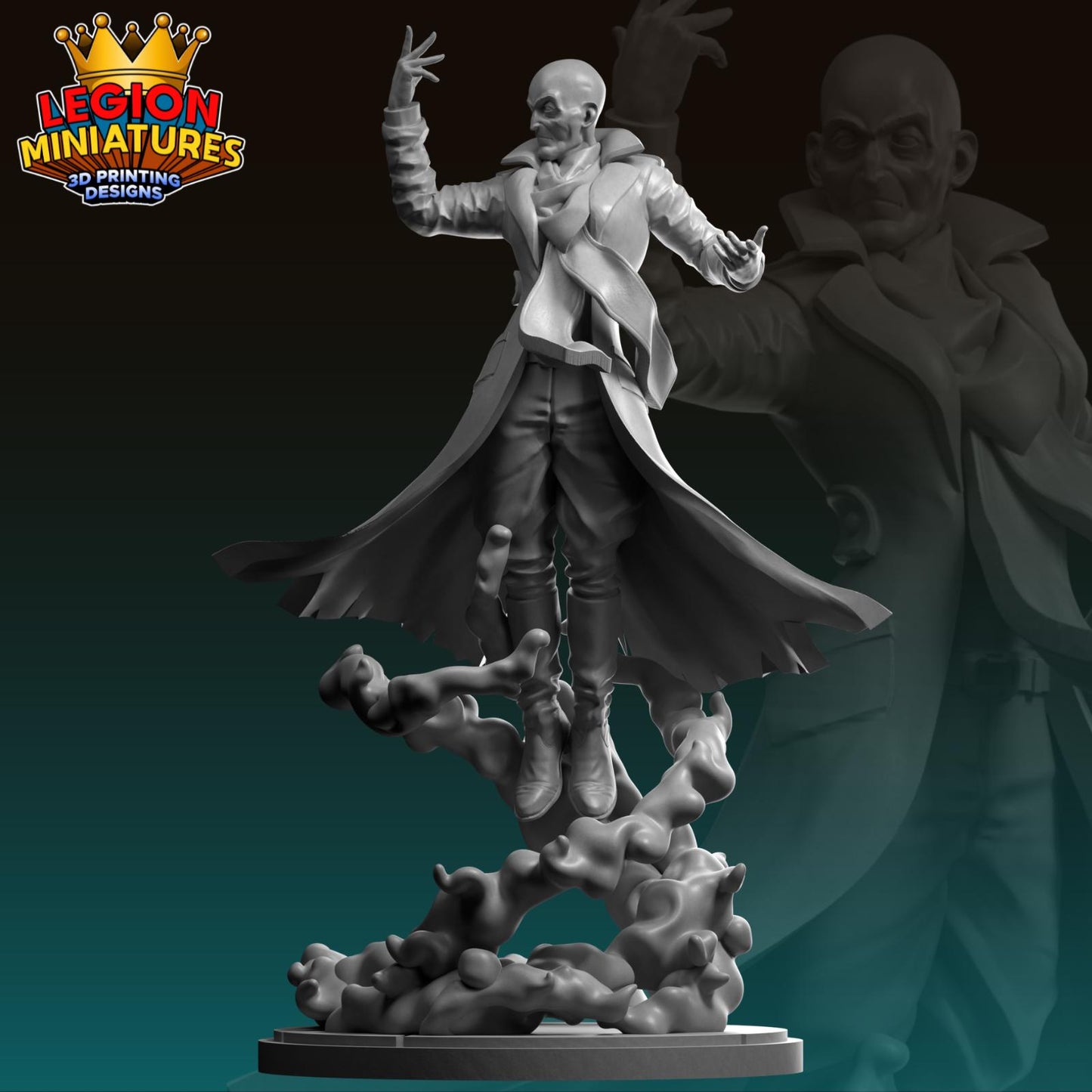 Cassandra Nova Fan-Art 40mm Miniature (Sculpted by Legion Miniatures) (Crisis Protocol Proxy/Alternative)
