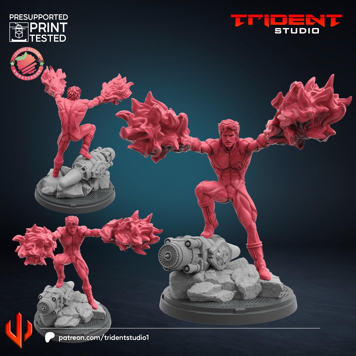 Sunspot (Fan art sculpted by Trident Studio) (Crisis Protocol Proxy/Alternative)