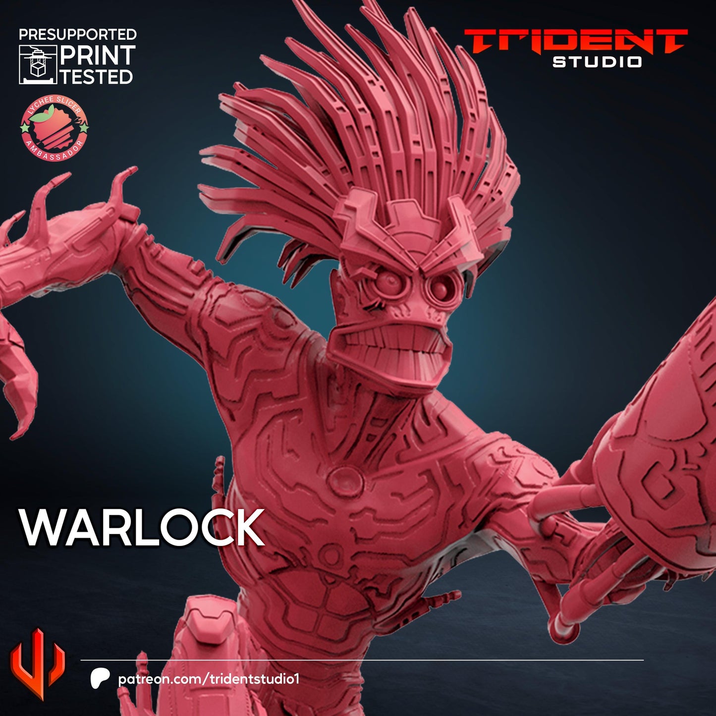 Warlock (Fan art sculpted by Trident Studio) (Crisis Protocol Proxy/Alternative)