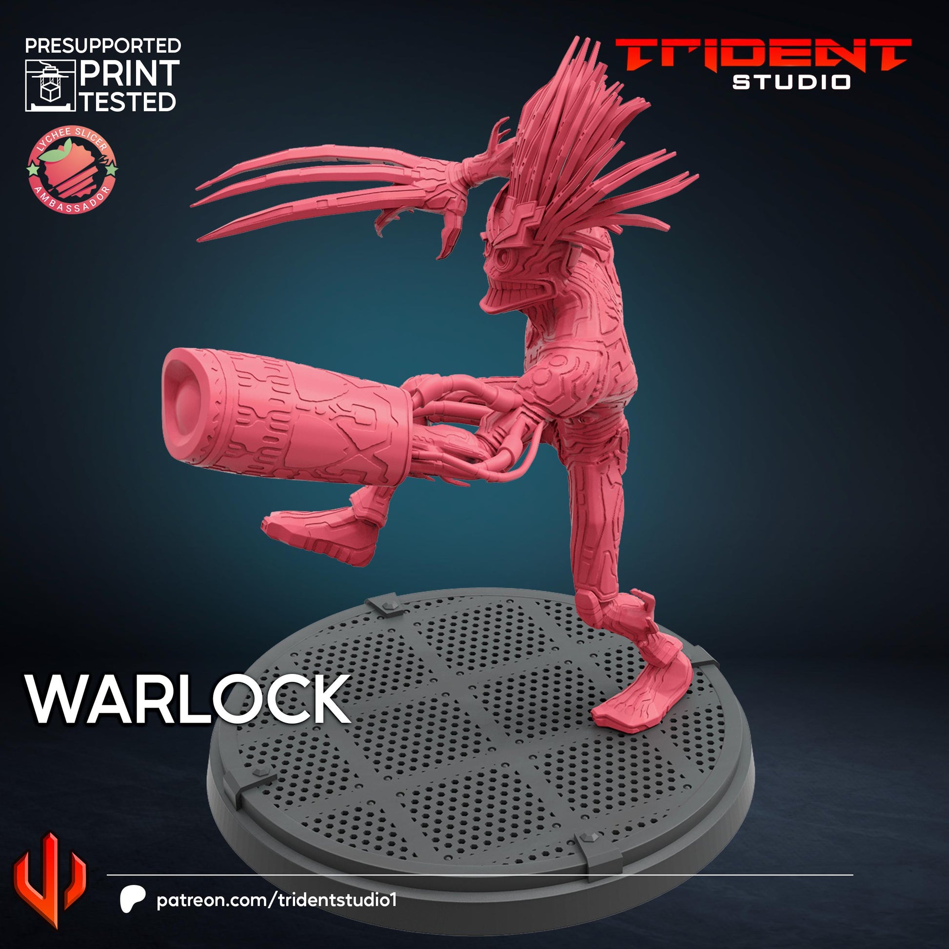 Warlock (Fan art sculpted by Trident Studio) (Crisis Protocol Proxy/Alternative)