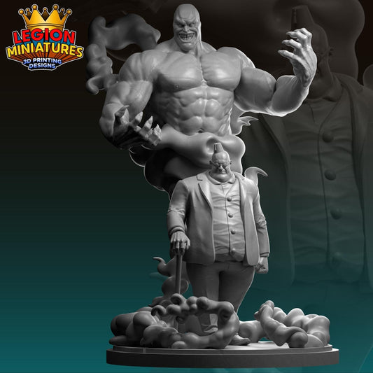 Shadow King Fan Art 40mm Miniature (Sculpted by Legion Miniatures) (Crisis Protocol Proxy/Alternative)