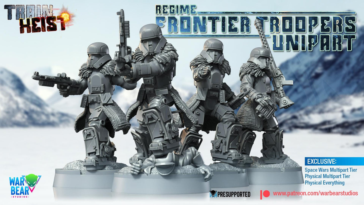 Regime Frontier Troopers - set of 8 (Sculpted by War Bear Studios)