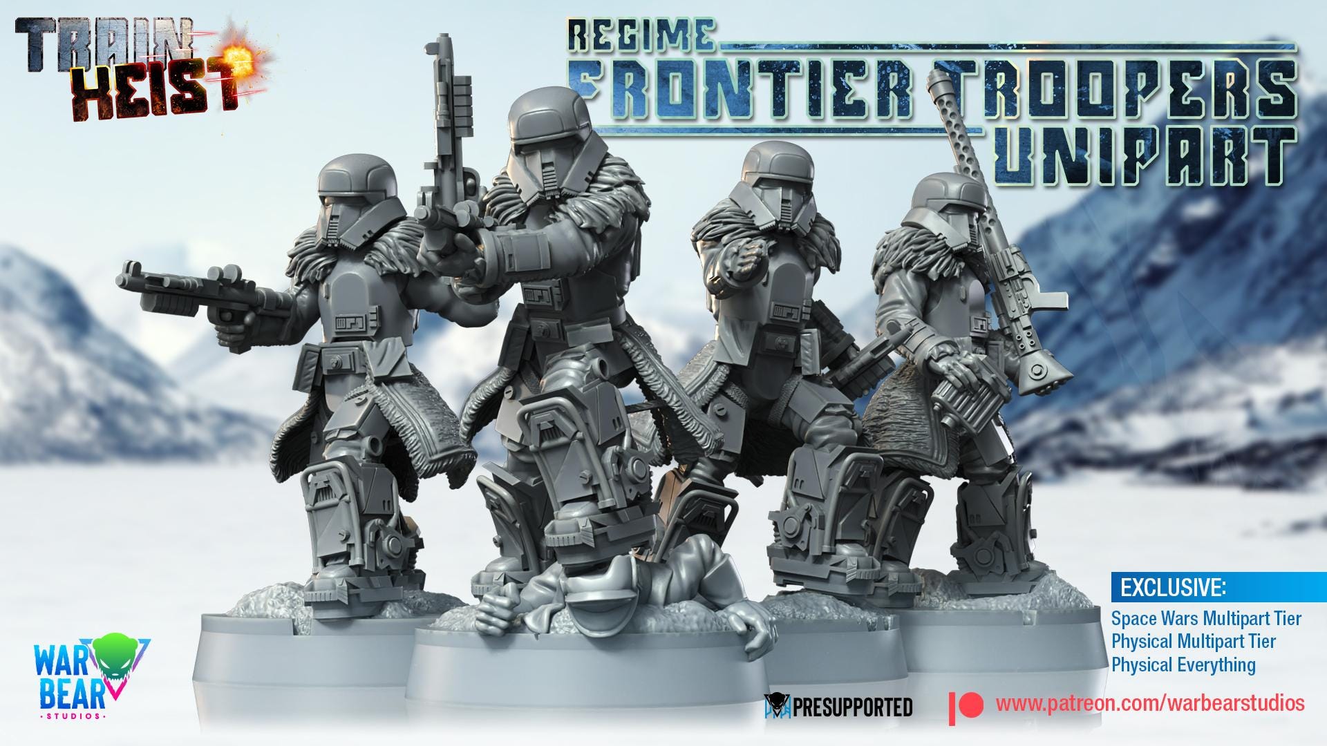 Regime Frontier Troopers - set of 8 (Sculpted by War Bear Studios)