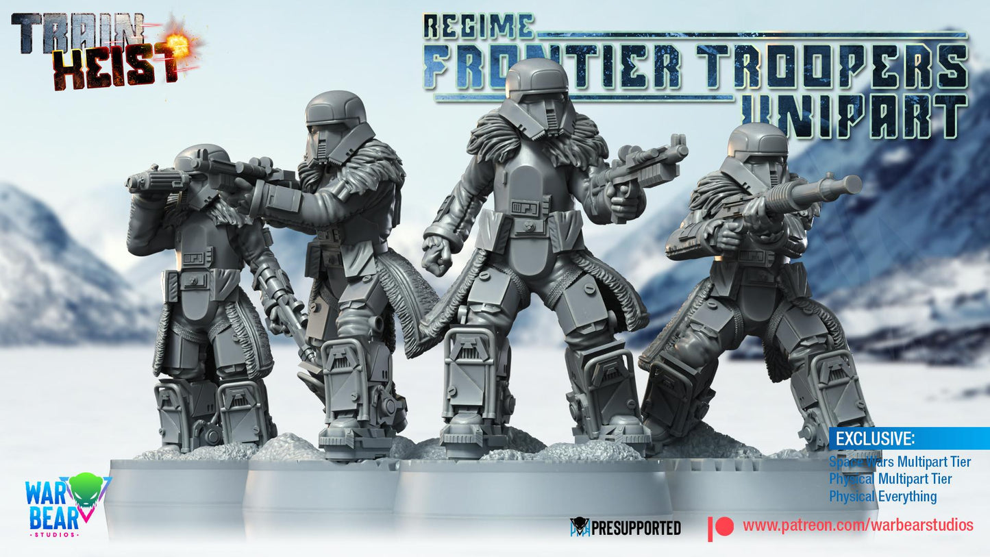 Regime Frontier Troopers - set of 8 (Sculpted by War Bear Studios)