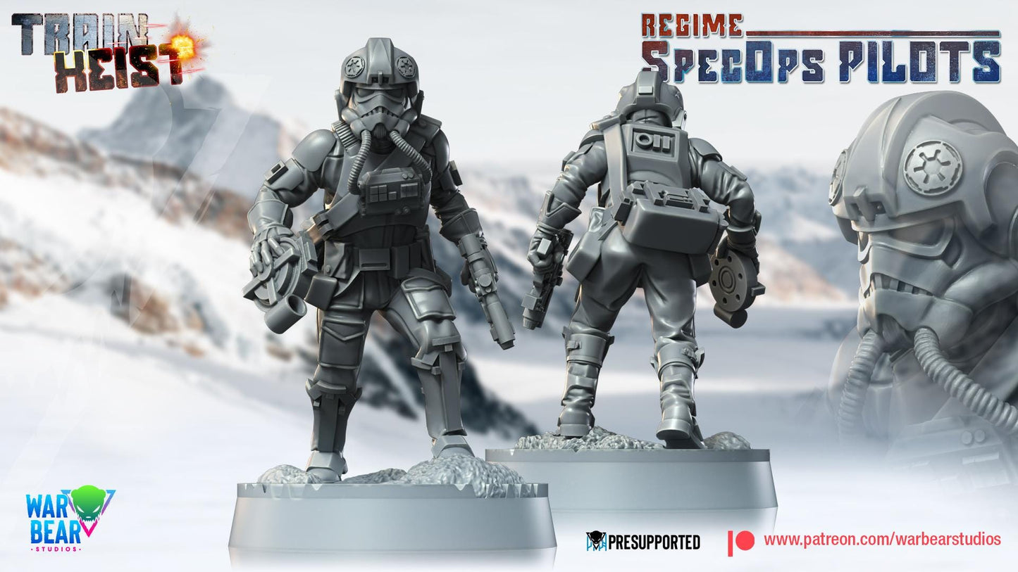 Regime Spec Ops Pilots - set of 8 (Sculpted by War Bear Studios)