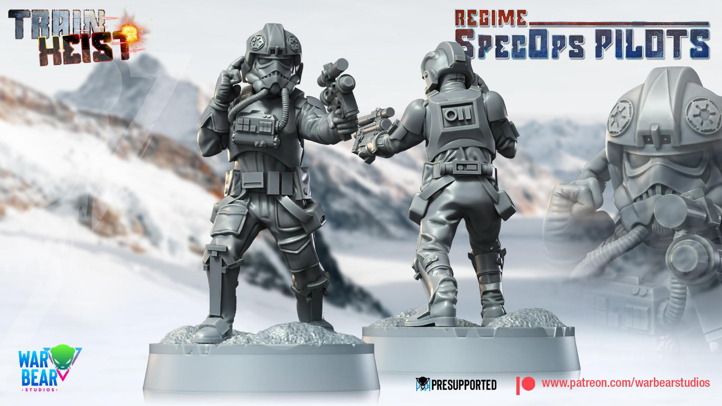 Regime Spec Ops Pilots - set of 8 (Sculpted by War Bear Studios)