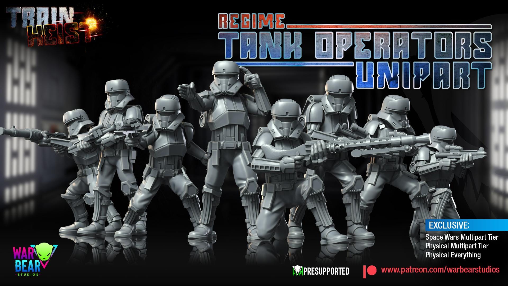 Regime Tank Operators - set of 8 (Sculpted by War Bear Studios)