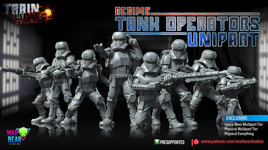 Regime Tank Operators - set of 8 (Sculpted by War Bear Studios)