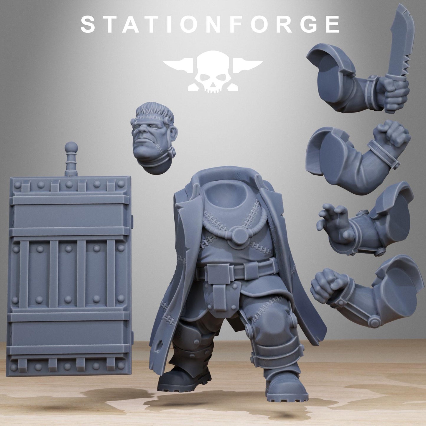 Grim Guard Mutantstein (sculpted by Stationforge)