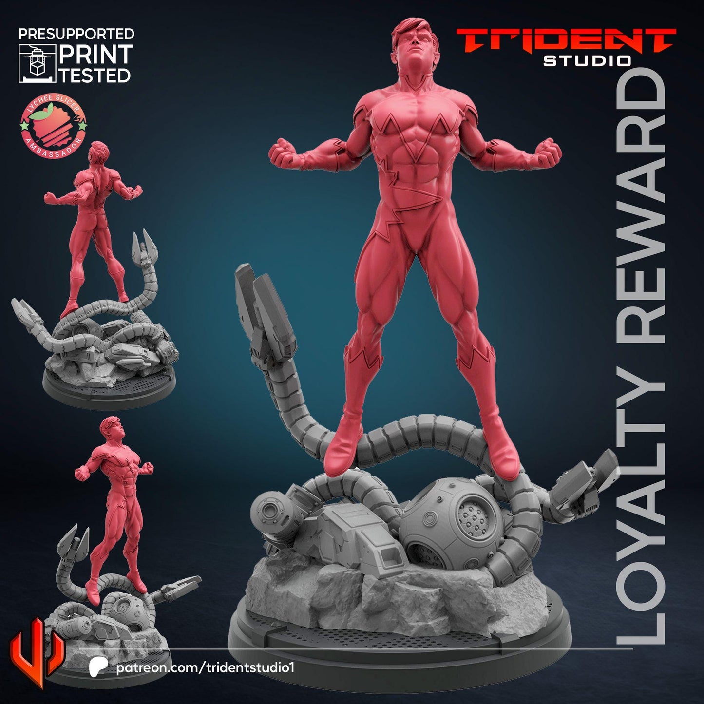 Northstar (Fan art sculpted by Trident Studio) (Crisis Protocol Proxy/Alternative)