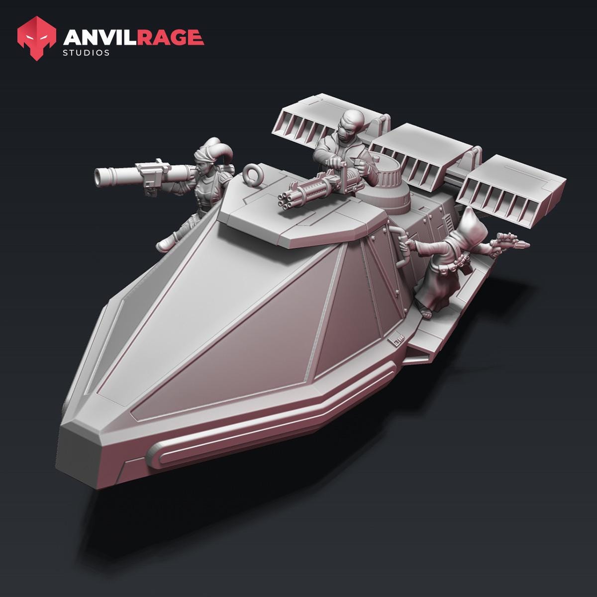 Courier Land Speeder (Sculpted by Anvilrage Studios)