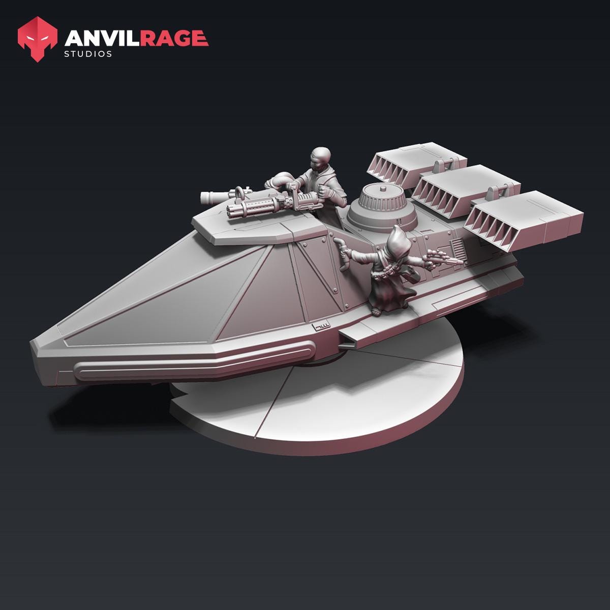 Courier Land Speeder (Sculpted by Anvilrage Studios)