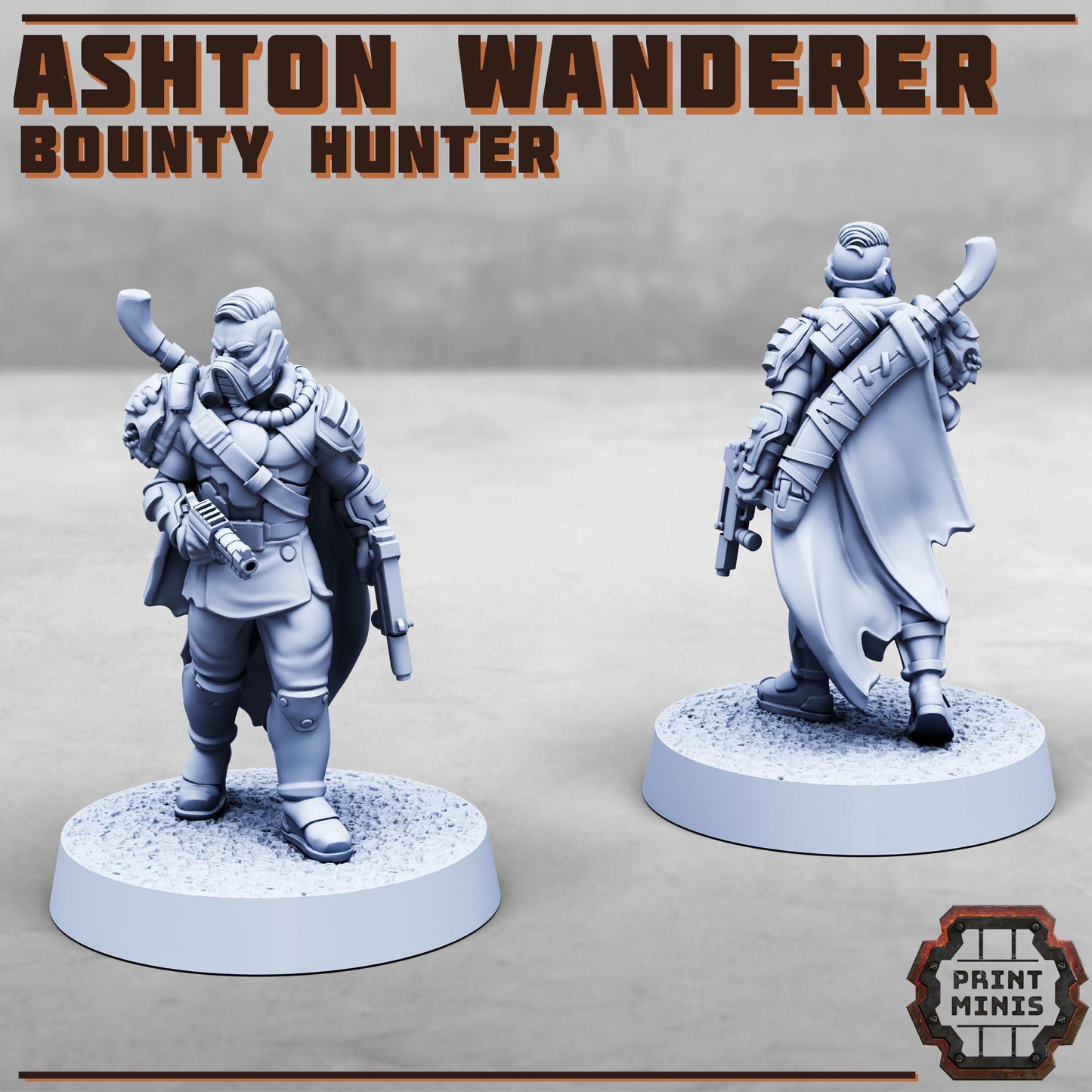 Ashton Wanderer - Bounty Hunter (by Print Minis)