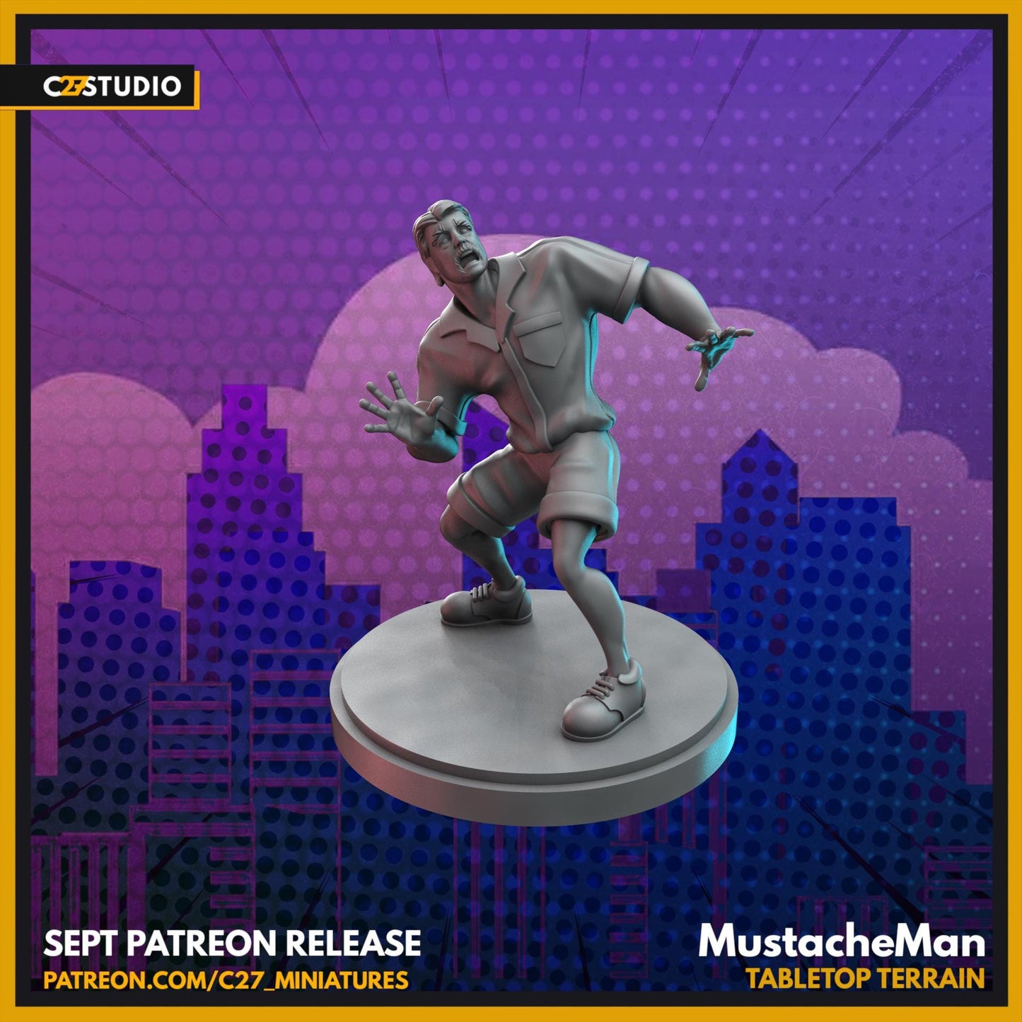 NPC Set - 40mm miniatures (fan art sculpted by C27 collectibles) (Crisis Protocol Proxy/Alternative)