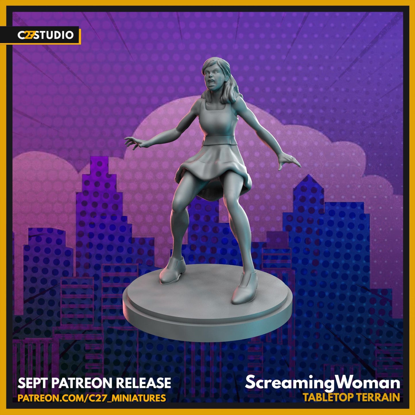 NPC Set - 40mm miniatures (fan art sculpted by C27 collectibles) (Crisis Protocol Proxy/Alternative)