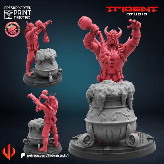 Diablo (Fan art sculpted by Trident Studio) (Crisis Protocol Proxy/Alternative)