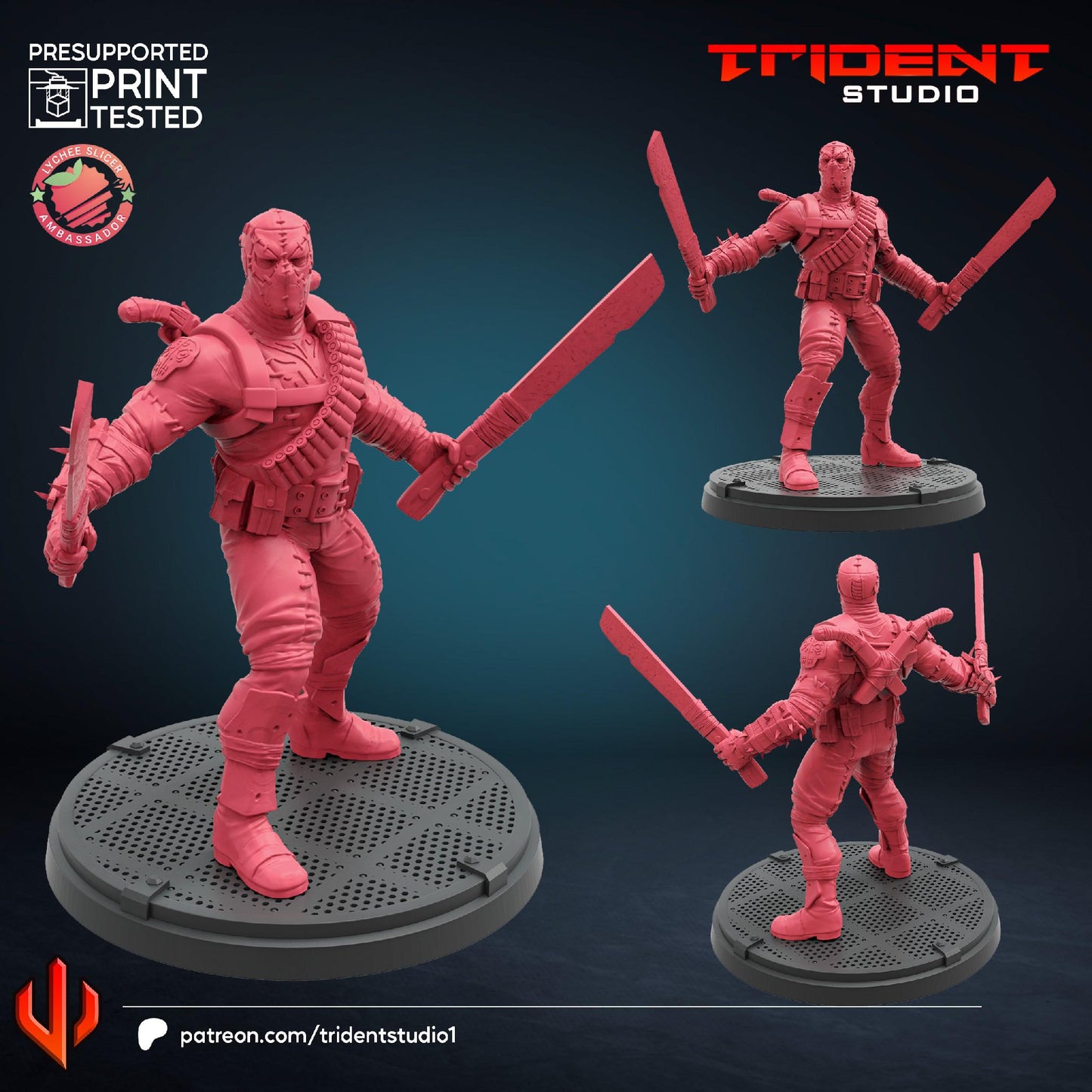 Masacre (Fan art sculpted by Trident Studio) (Crisis Protocol Proxy/Alternative)
