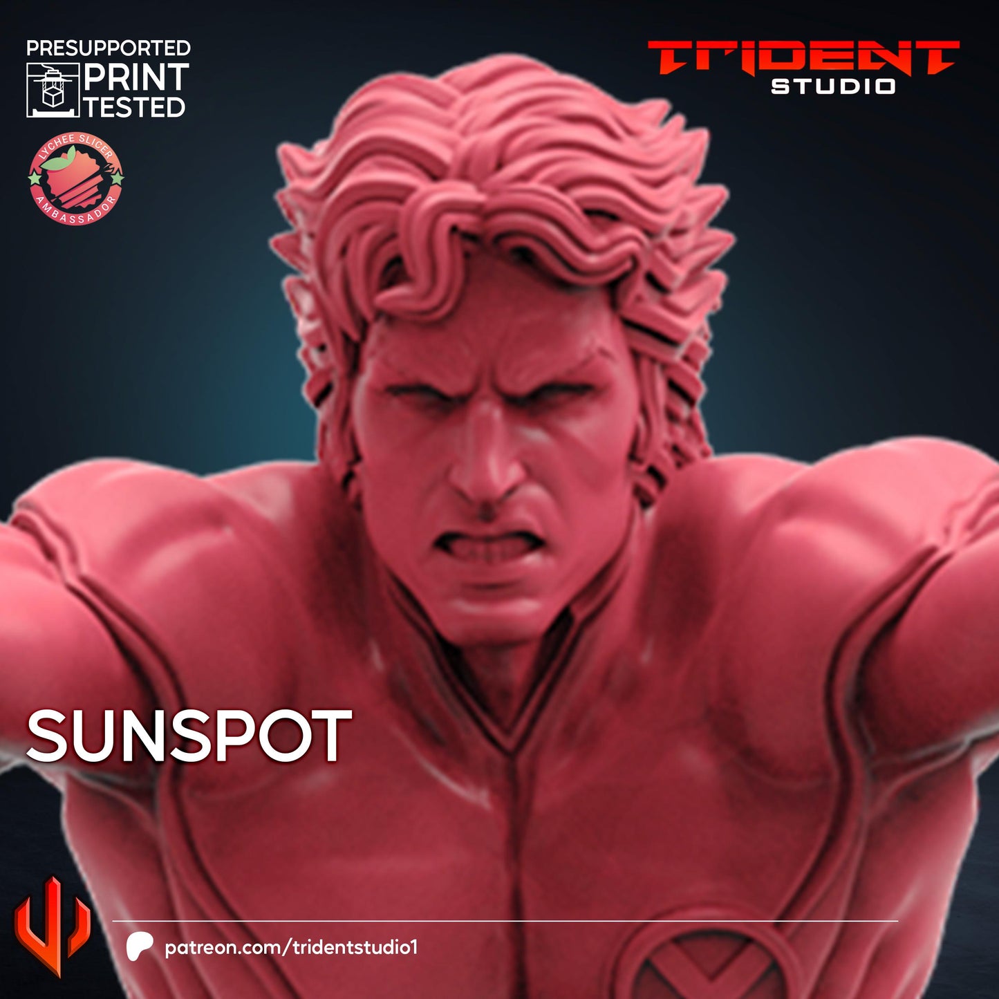 Sunspot (Fan art sculpted by Trident Studio) (Crisis Protocol Proxy/Alternative)