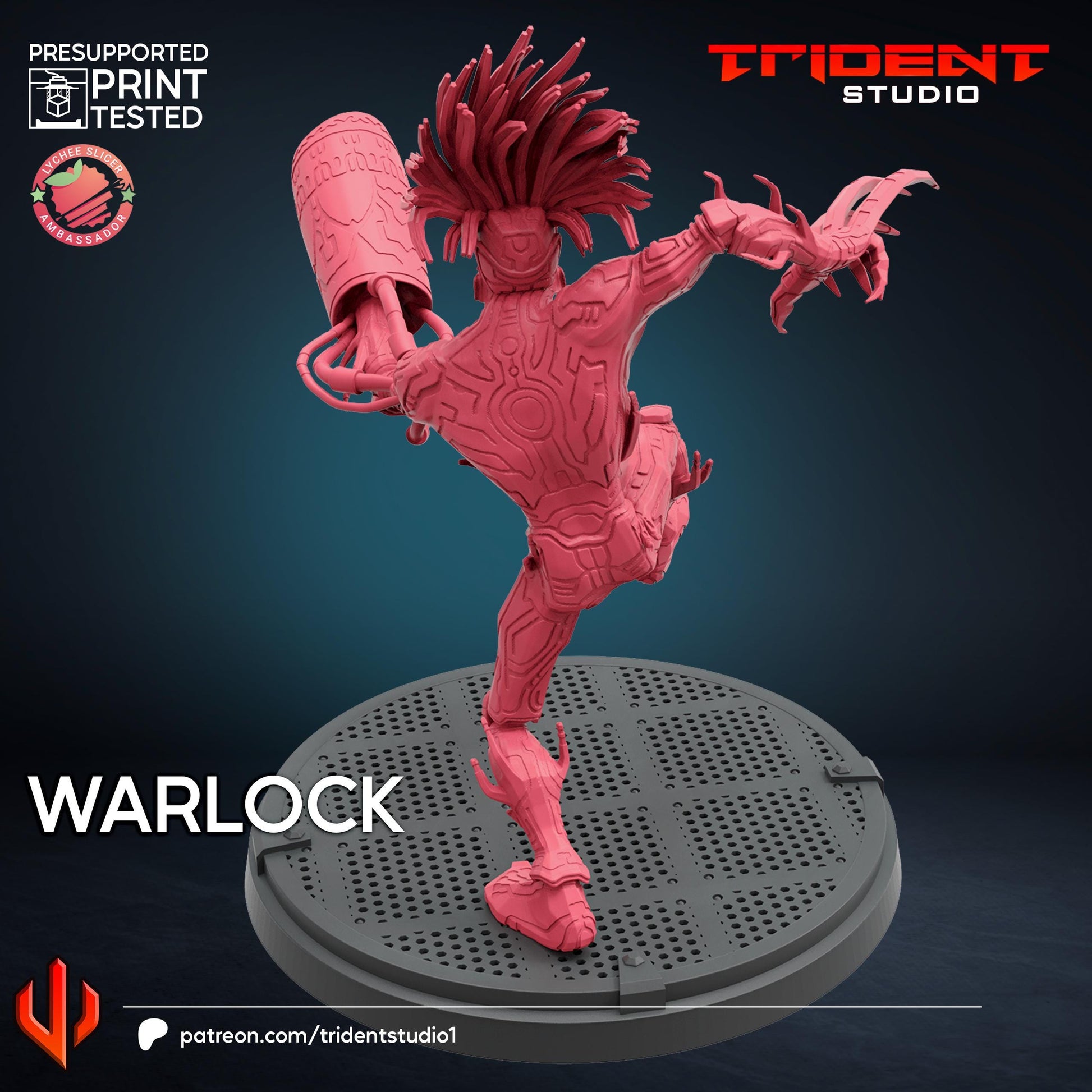 Warlock (Fan art sculpted by Trident Studio) (Crisis Protocol Proxy/Alternative)