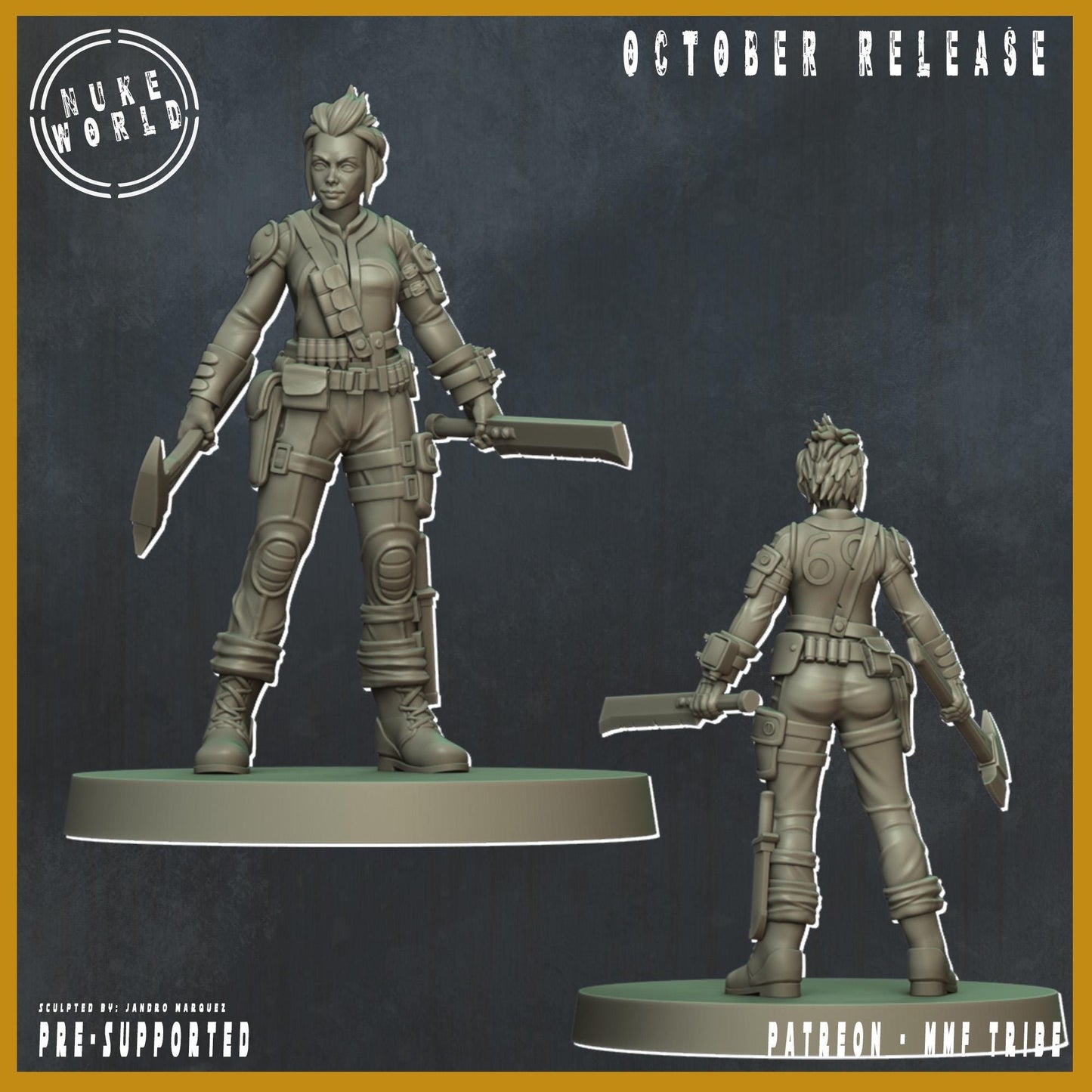 Explorer 04 - Nukeworld (Sculpted by Jandro Miniatures)